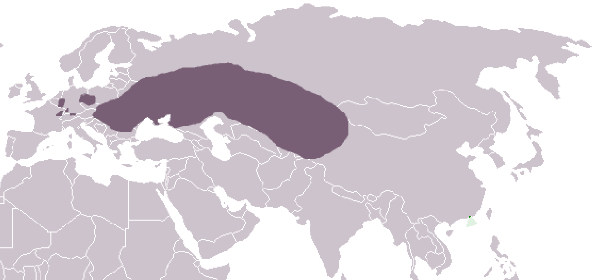 Verbreitung des Feldhamsters in Europa. | Karte: Hexasoft